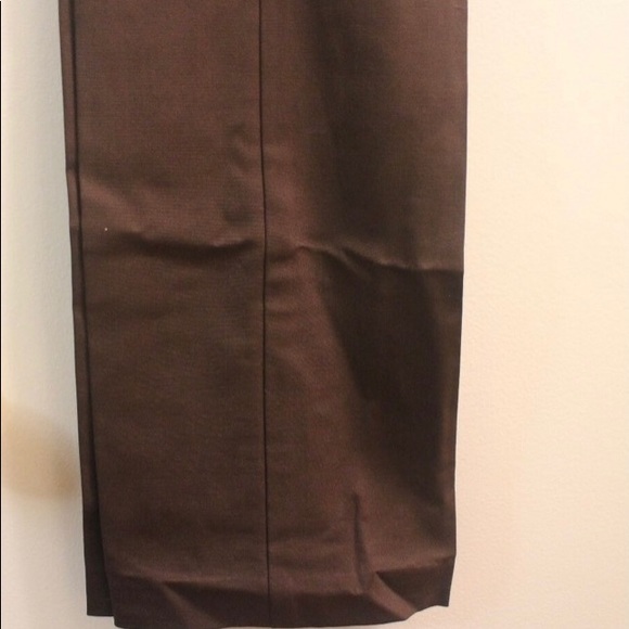 Theory sz 2 Brown Wool Spandex Blend Pants sz 2 - Picture 3 of 4